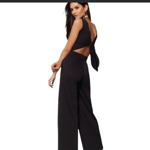 NWT open back NAVY BLUE jumpsuit
